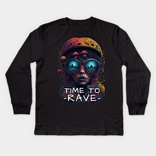 Techno Psy Shirt - Psychedelic Organism - Catsondrugs.com - #psychedelic #psychedelicart #trippy #psytrance #art #psy #trippyart #music #trance #rave #love #psychedelictrance #psyart #digitalart #psytranceworld #trancefamily Kids Long Sleeve T-Shirt